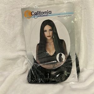 Long black wig - never worn